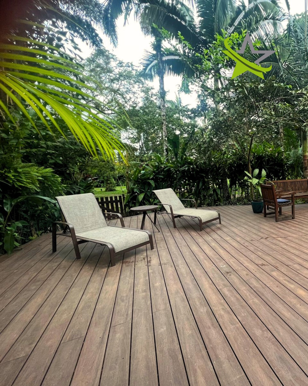 Mais que um deck: um ícone de sofisticação.
A Madeira Ecológica Star Deck proporciona o equilíbrio perfeito entre conforto, estética refinada e inovação sustentável.

💬 Entre em contato e descubra como elevar o padrão do seu espaço ao extraordinário.

#StarDeck #Exclusividade #AmbientesDeLuxo